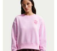 Sweat oversize à col ras-du-cou Nike Phoenix Fleece pour Femme Pink Foam L (FR 46-48)