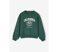 Sweat oversize sport fille vert 8A