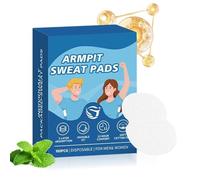 Sweat Pads For Armpits - 100 Pieces | Invisible Odor Blocking Underarm Sweat Absorbing Patches | Sweats Guards For Travel Vacation Business Trips Sports Dating Hiking Backpacking Use