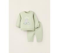 Sweat + pantalon bambi vert clair 0/1M(50/54)