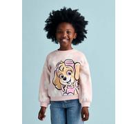 Sweat Pat Patrouille à fleurs fille motif Stella rose poudré 8A
