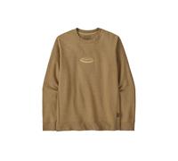 Sweat PATAGONIA M's '95 Oval Logo Uprisal Crew Sweatshirt (Bobcat Brown) Homme S