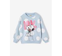 Sweat Peanuts® Snoopy fille imprimé gros pois bleu ciel 5A
