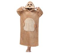 Sweat Plaid à Capuche Animal Couverture Portable Unisexe Wearable Blanket Hoodie Femme Oversize Plaids à Manches Homme