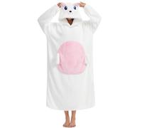 Sweat Plaid à Capuche Animal Couverture Portable Unisexe Wearable Blanket Hoodie Femme Oversize Plaids à Manches Homme