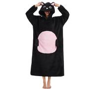 Sweat Plaid à Capuche Animal Couverture Portable Unisexe Wearable Blanket Hoodie Femme Oversize Plaids à Manches Homme