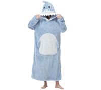 Sweat Plaid à Capuche Animal Couverture Portable Unisexe Wearable Blanket Hoodie Femme Oversize Plaids à Manches Homme