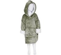 Atmosphera Sweat plaid à capuche Dino – Vert – Enfant – G