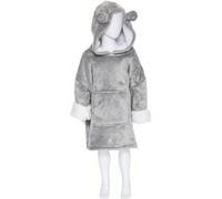 Sweat plaid à capuche ours gris enfant Atmosphera Gris G