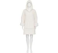 Plaid ""Jaiko"" en bouclette 85x118cm blanc ivoire - Atmosphera createur d'interieur