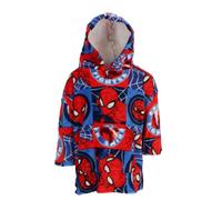 Sweat-Plaid - Couverture à Capuche Spiderman enfant - Ultra-Doux - (3-6 ans) - - Rouge Taille unique