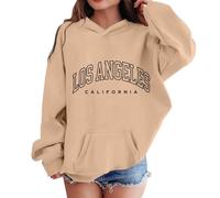 Sweat Polaire Enfant Fille Sweatshirt Enfant Pull À Capuche Manches Longues Veste avec Poche Chaud Polaire Couleur Unie Loose Printemps Automne 2-13 Ans