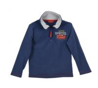 Sweat polaire enfant - NPZ - Cars Disney - Bleu - Col montant 8 ans