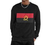 Sweat pour Homme Sweatshirt Col Rond Manches Longues Coupe Slim Ajustée Pull Angola Drapeau National Style Casual Toutes Saisons Couple