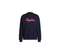 Sweat rapha cotton logo heavyweight bleu rose homme