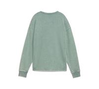 Sweat Ras Du Cou Confort Délavé Puma Class Femme, Vert Moon, M