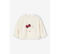 Sweat renne bébé en fausse fourrure écru 9M(71CM)