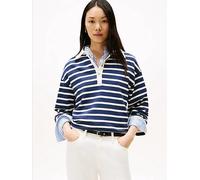 Sweat Rugby Décontracté À Bouton Doré