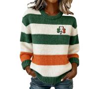 Sweat Saint-Patrick Femme Sweat-Shirt St Patricks Day Haut décontracté avec Poches Décontracté Sport Streetwear Running Sport Fitness Pas Cher Sweat à Capuche Oversize Femme #Z