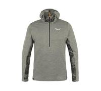 Sweat SALEWA Boe Merino Halfzip Gris - Homme/Adulte - Manches longues - Col montant M