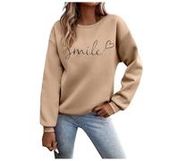 Sweat sans Capuche Femme Grande Taille Sweat-Shirt Imprimé Motifs Mignon Col Rond Pullover DéContractéE Haut Basiques Automne Et Hiver Top pour L'Extérieur Le Quotidien Les Rendez Vous