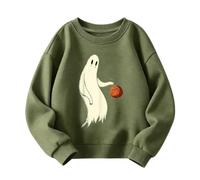 Sweat Sans Capuche Halloween Enfant Sweatshirt Amusants Col Rond Manches Longues Pull Hauts Mignons SurdimensionnéS Costumes De Pulls Sweat Basique DéContracté Pour GarçOn Et Fille Halloween