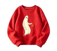 Sweat Sans Capuche Halloween Enfant Sweatshirt Amusants Col Rond Manches Longues Pull Hauts Mignons SurdimensionnéS Costumes De Pulls Sweat Basique DéContracté Pour GarçOn Et Fille Halloween