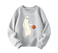 Sweat Sans Capuche Halloween Enfant Sweatshirt Amusants Col Rond Manches Longues Pull Hauts Mignons SurdimensionnéS Costumes De Pulls Sweat Basique DéContracté Pour GarçOn Et Fille Halloween
