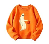 Sweat Sans Capuche Halloween Enfant Sweatshirt Amusants Col Rond Manches Longues Pull Hauts Mignons SurdimensionnéS Costumes De Pulls Sweat Basique DéContracté Pour GarçOn Et Fille Halloween