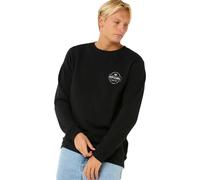 Sweat sans capuche homme Rip Curl Stapler Crew Noir