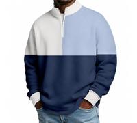 Sweat-shirt à blocs de couleurs tendance pour homme | Automne Lounge Mode Classique Chaud Décontracté Manches Longues Streetwear Gym Commute Usage Quotidien Automne Couche Voyage