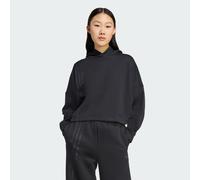 Sweat-shirt à capuche 3bandes décalées Black S