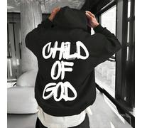 sweat-shirt à capuche à manches longues fines pour hommes avec imprimé graphique de lettre de poche, vêtement décontracté de sport et de rue, convient comme cadeau pour le mari ou le petit ami, printe