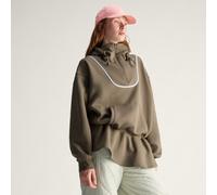Sweat-shirt à capuche adidas By Stella McCartney Peplum Brown Moss S