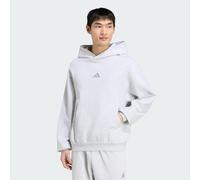 SWEAT-SHIRT À CAPUCHE ADIDAS KIT SMALL LOGO Light Grey Heather 3XL