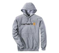 Sweat-Shirt à capuche avec logo gris granulé TS - CARHARTT - S1100074034S