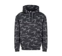 Sweat-Shirt À Capuche Camo Homme - Jh014 - Noir Camouflage