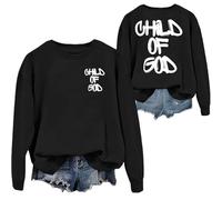 Sweat-shirt à capuche chrétien Child Of God pour homme et femme, Noir-y, S
