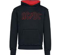Sweat-shirt à capuche de AC/DC - Logo - M à 3XL - pour Homme - noir/rouge XXL