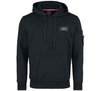Sweat-shirt à capuche de Alpha Industries - SWEAT À CAPUCHE CAMOUFLAGE IMPRIMÉ DOS - S à XXL - pour Homme - noir XXL