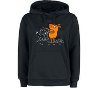 Sweat-shirt à capuche de Die Sendung mit der Maus - La Souris - S à 3XL - pour Femme - noir S