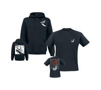 Sweat-shirt à capuche de Korn - Fan Bundle - S à XXL - pour Homme - noir XL