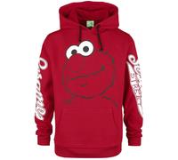Sweat-shirt à capuche de Sesame Street - Elmo - S à XXL - pour Homme - rouge L