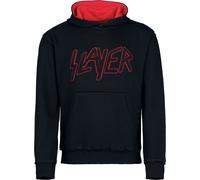 Sweat-shirt à capuche de Slayer - Logo - S à 5XL - pour Homme - noir/rouge 3XL