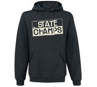 Sweat-shirt à capuche de State Champs - S à M - pour Homme - noir M