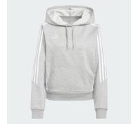Sweat-shirt à capuche de survêtement Tiro 24 Medium Grey Heather / White L