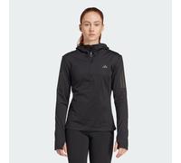 Sweat-shirt à capuche demi-zip hiver Own The Run Black 2XS