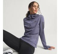 Sweat-shirt à capuche demi-zip hiver Own The Run Preloved Violet XL