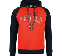 Sweat-shirt à capuche Disney de Deadpool - Logo - S à 3XL - pour Homme - rouge/noir M