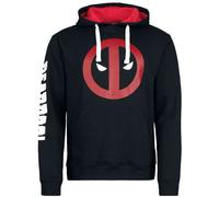 Sweat-shirt à capuche Disney de Deadpool - Logo - S à L - pour Homme - noir L
